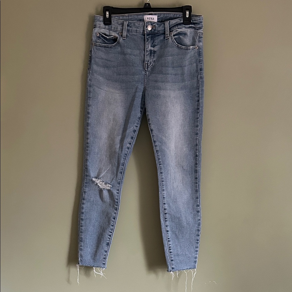 Pistola Audrey Mid-Rise Skinny Jeans Size 29